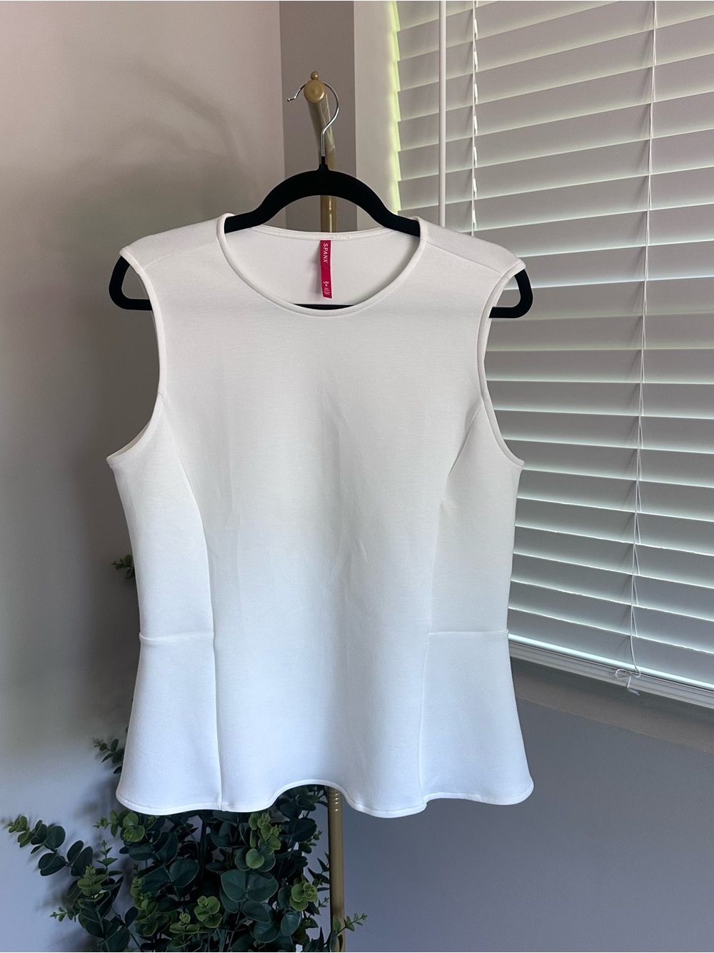 Sleeveless White Spanx Top